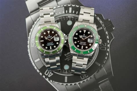 The Battle of Green Bezel Rolex Submariner, Kermit 16610LV vs 